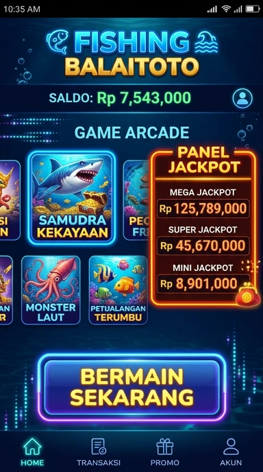 Antarmuka mudah digunakan pada aplikasi balaitoto.